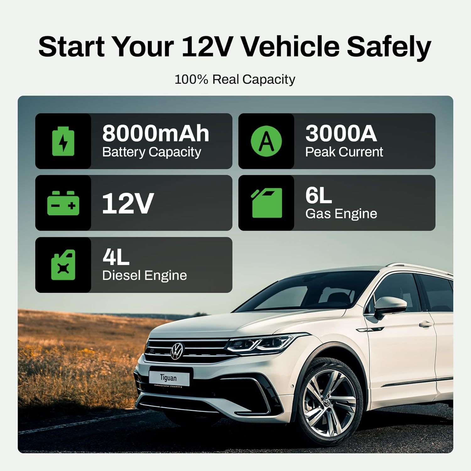 Battery Jump Starter 3000A AMPBANK