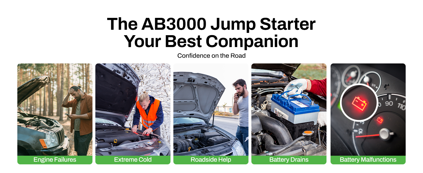 Battery Jump Starter 3000A AMPBANK