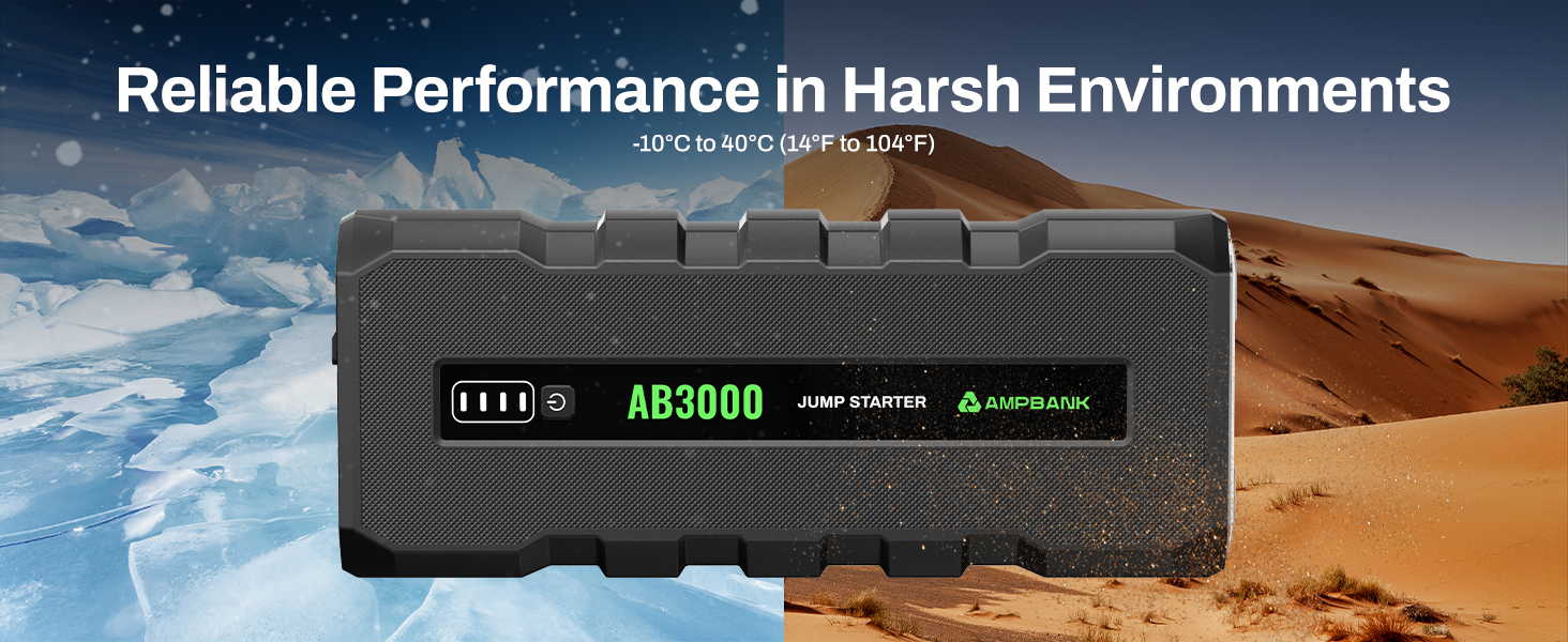 Battery Jump Starter 3000A AMPBANK