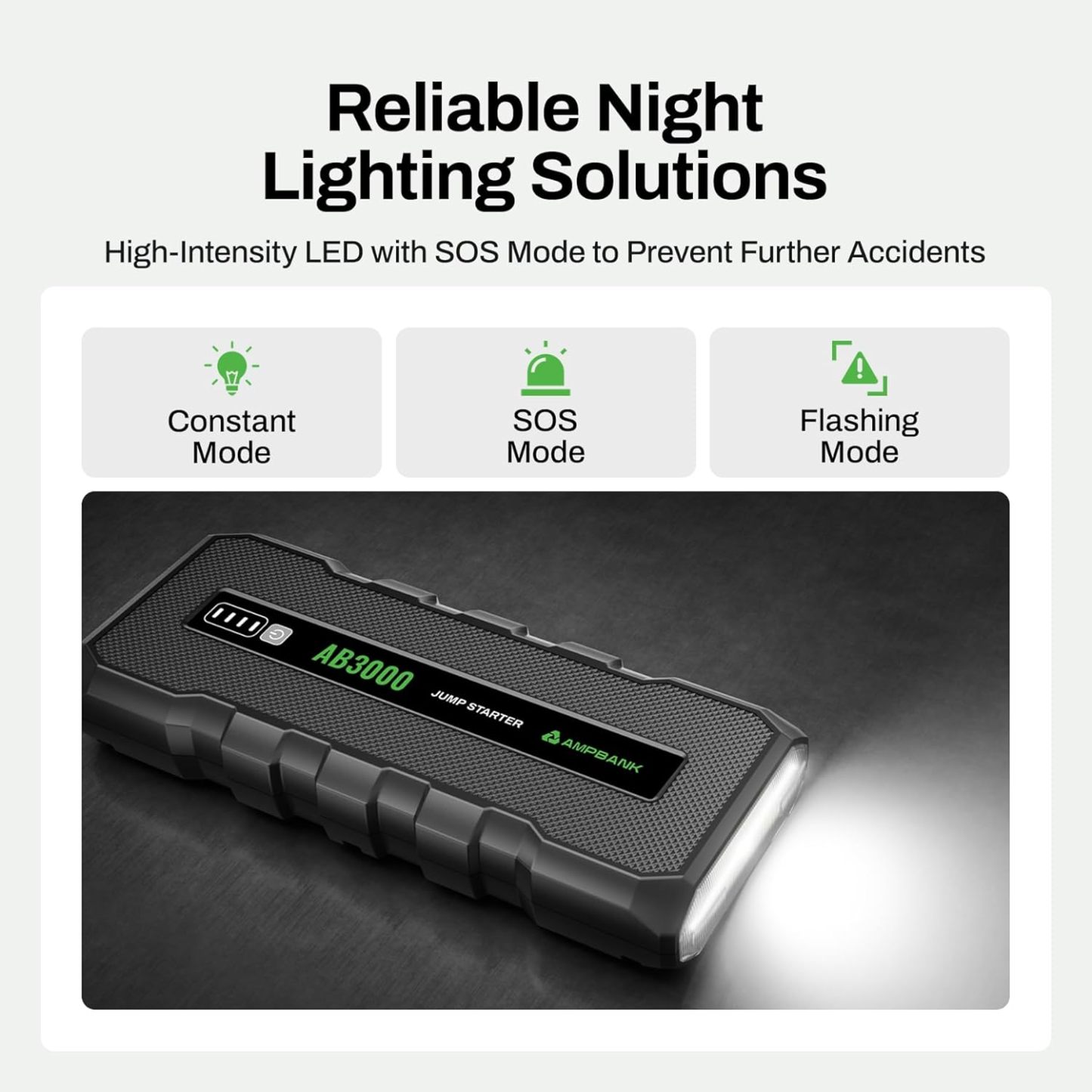 Battery Jump Starter 3000A AMPBANK