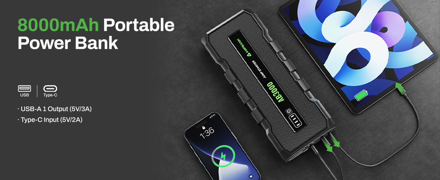 Battery Jump Starter 3000A AMPBANK