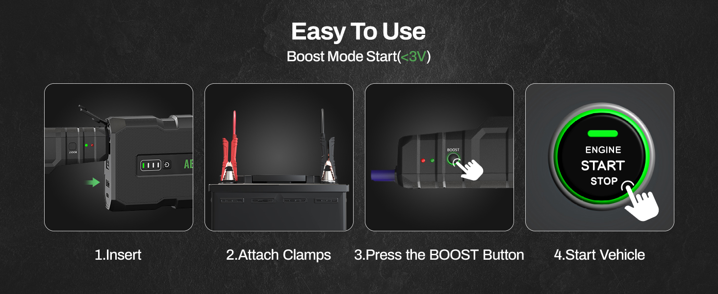 AMPBANK 4000A Battery Jumper Starter