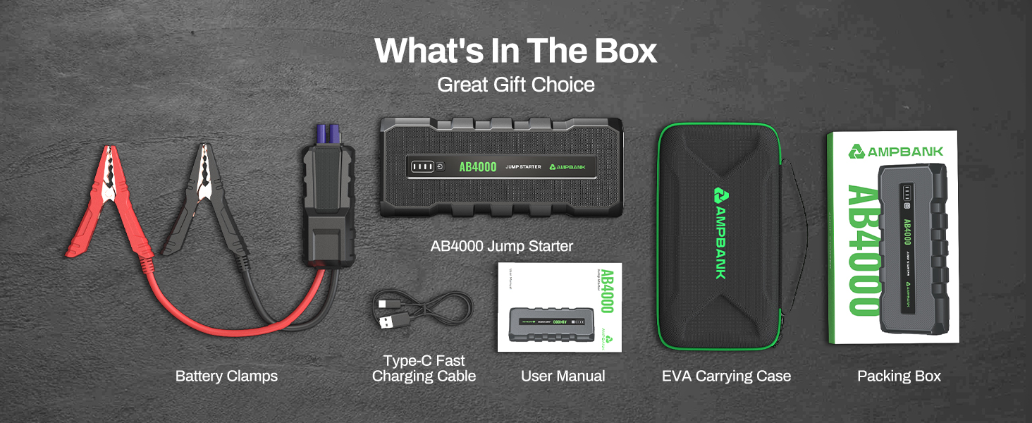AMPBANK 4000A Battery Jumper Starter