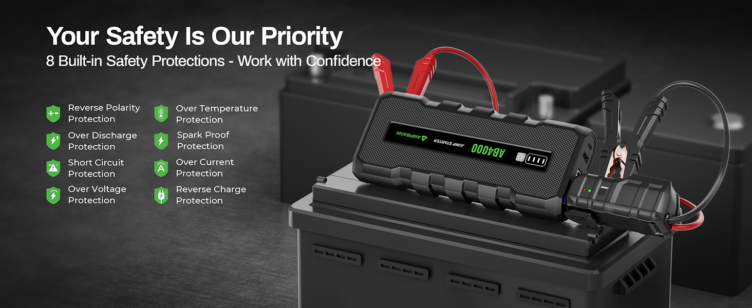 AMPBANK 4000A Battery Jumper Starter