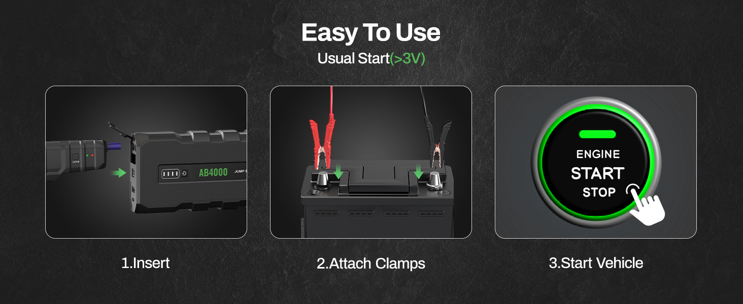 AMPBANK 4000A Battery Jumper Starter