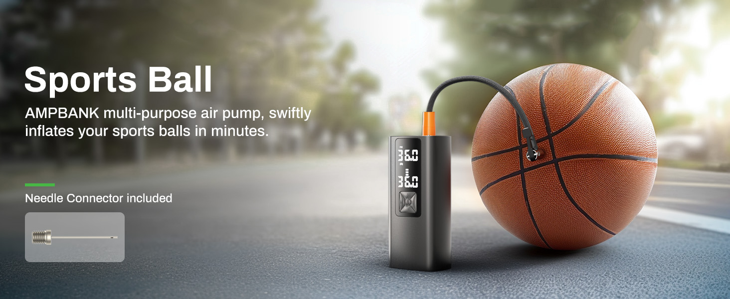 AMPBANK AT003 Tire Inflator Portable Air Compressor