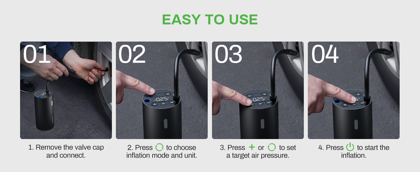 AMPBANK AT004 tire inflator