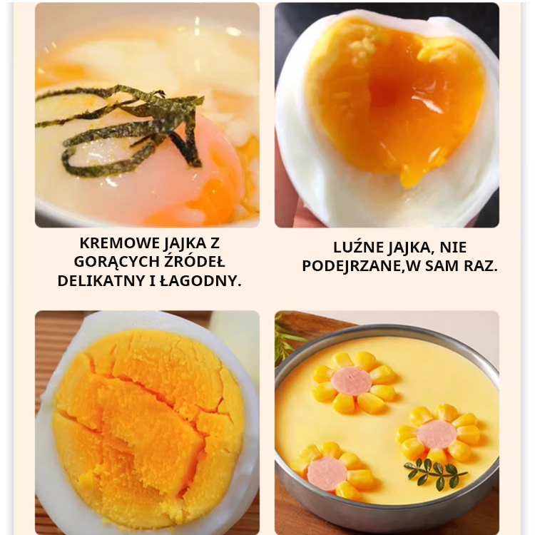 Wielofunkcyjny dwuwarstwowy parowar do jajek