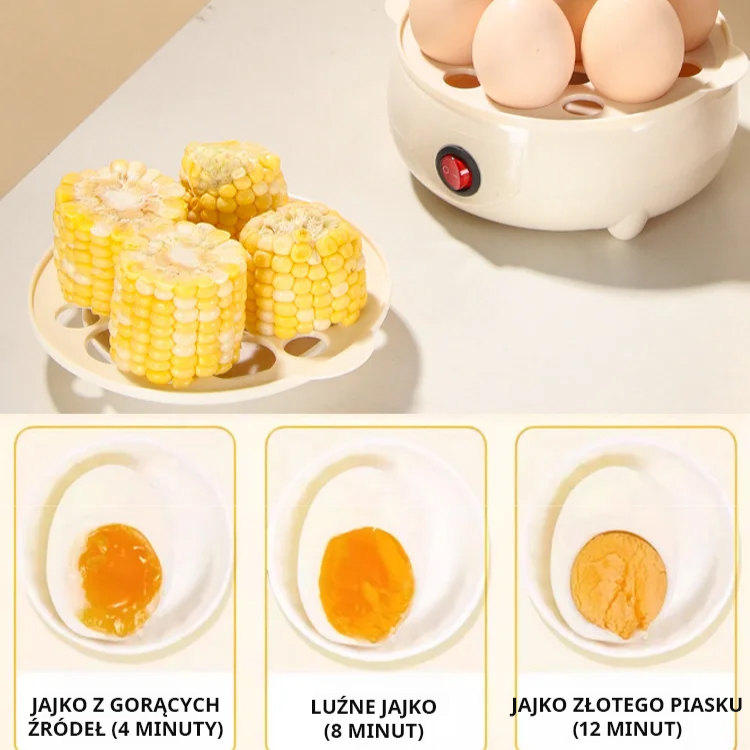 Wielofunkcyjny dwuwarstwowy parowar do jajek