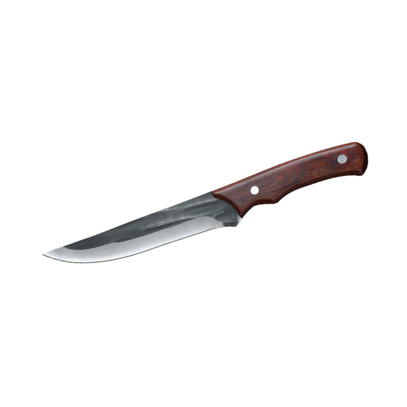 Traditional Iron-Cutting Bone Carving Knife Forged by Ancient Methods