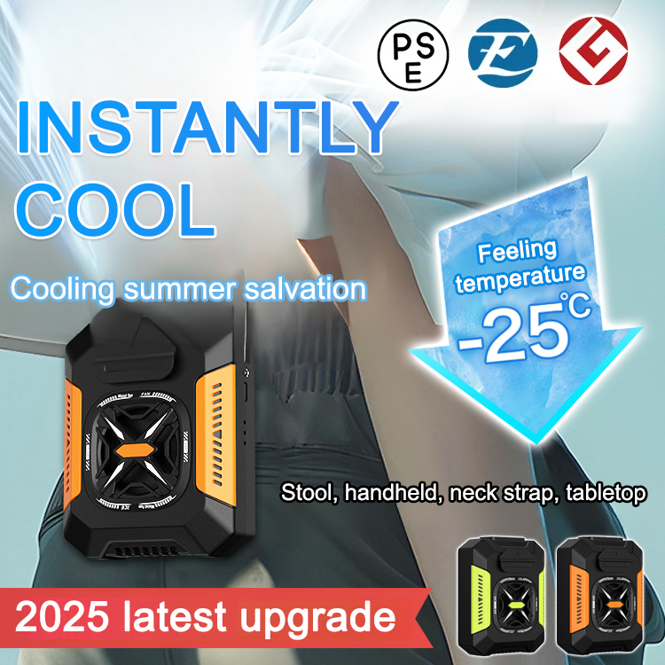🧊🧊🧊A 40℃ hot day turns into a 16℃ cool world in seconds. It has a built-in flashlight function to illuminate the front at critical moments. The lightweight design is lighter than a mobile phone and easy to carry.
