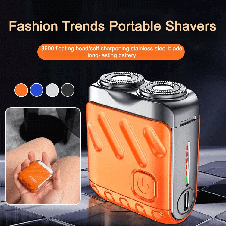 ✂️✂️✂️Germany's third generation razor, shave clean and you will look 20 years younger🔋Super long battery life, clean in seconds with one shave, easy to clean with one rinse, small size, very convenient to carry