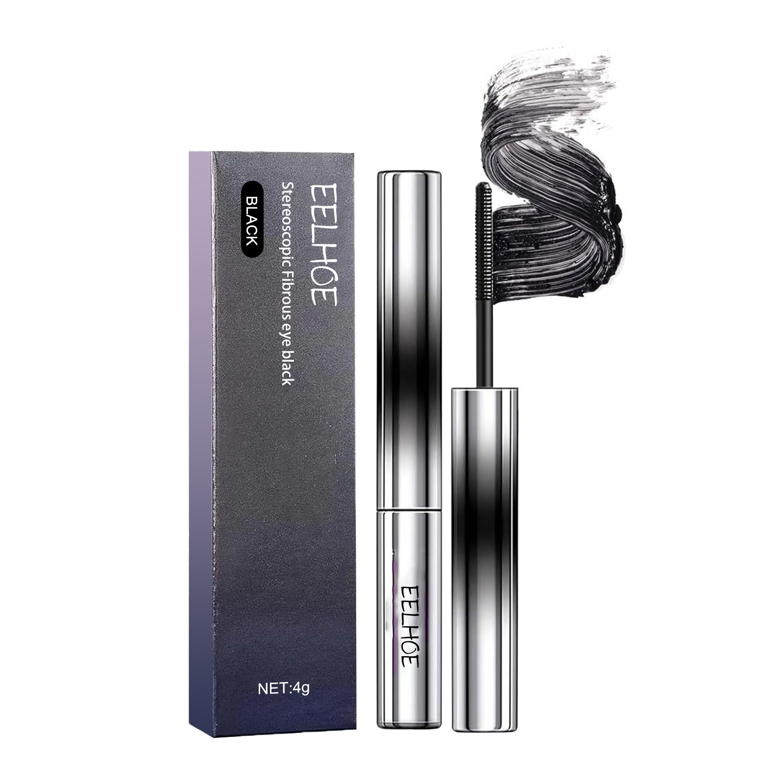 [Sweat-proof and anti-fading, lengthening and thickening] Curling mascara 