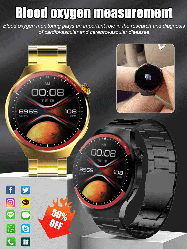 ⌚⌚⌚A new generation of smartwatch, can make and receive calls, send and receive messages, health check, exercise step count and other functions