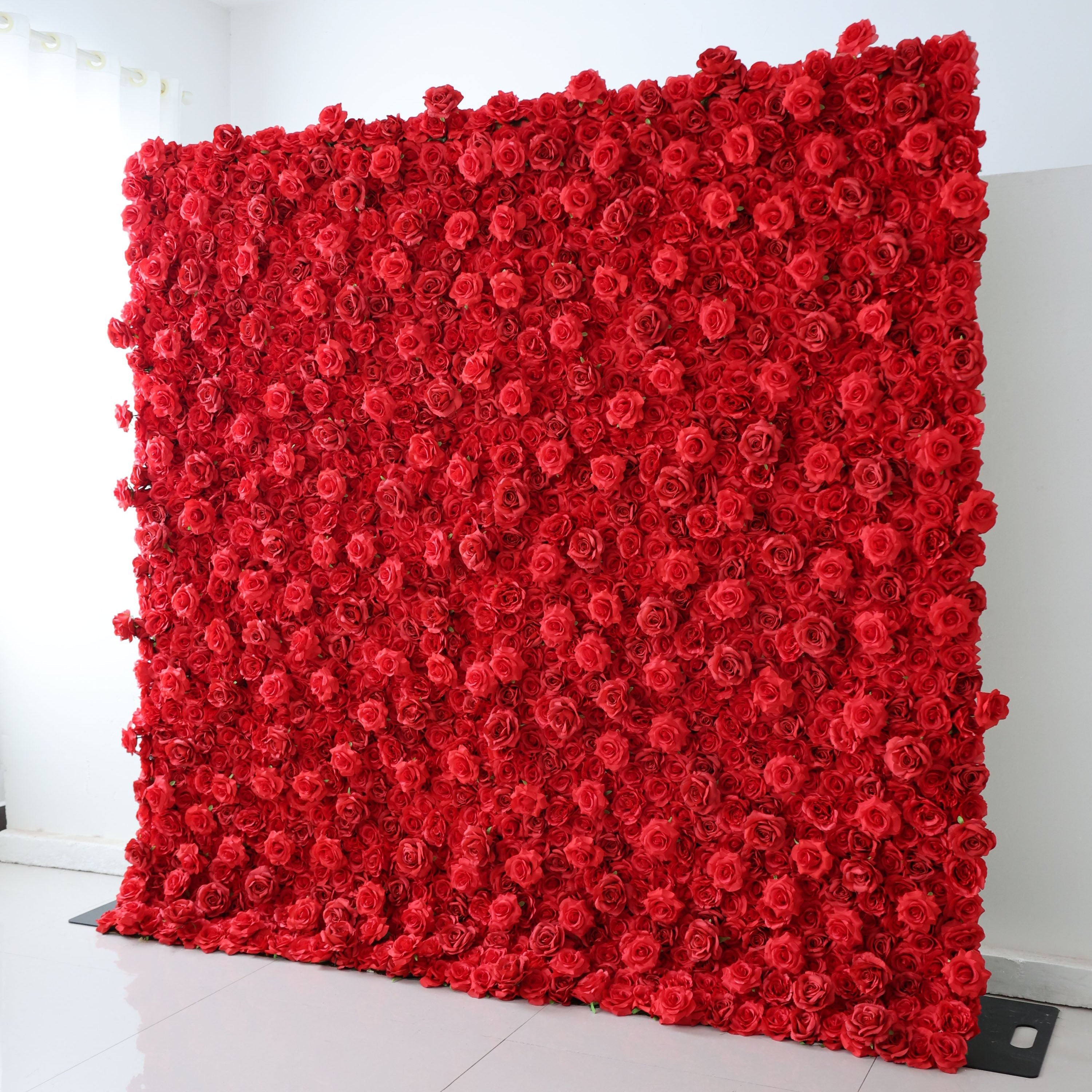 Artificial Flower Wall Wedding Backdrop, Floral Party Decor, Event Photography-VF-361-2