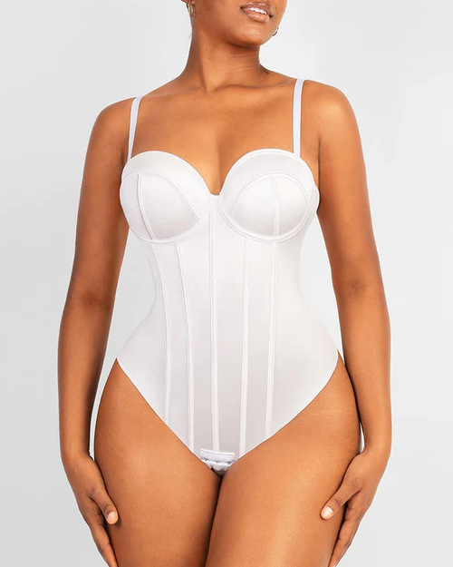 Cupped Strapless Bra-free Bodysuit Shapewear