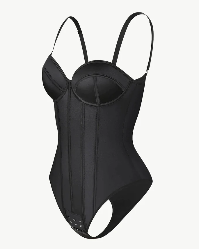 Cupped Strapless Bra-free Bodysuit Shapewear