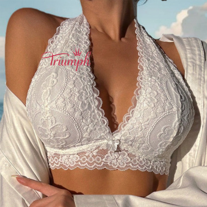 Triumph - 3 kusy. 💥Romantická krajková podprsenka na knoflíky vpředu