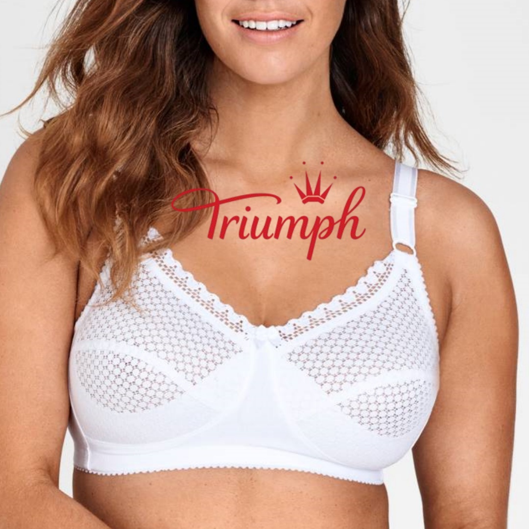 Triumph -💥【Kupte 1 a získáte 2 zdarma】Velká bavlněná puntíková podprsenka