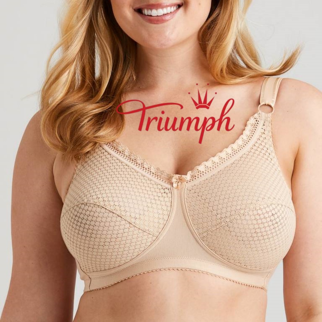 Triumph -💥【Kupte 1 a získáte 2 zdarma】Velká bavlněná puntíková podprsenka