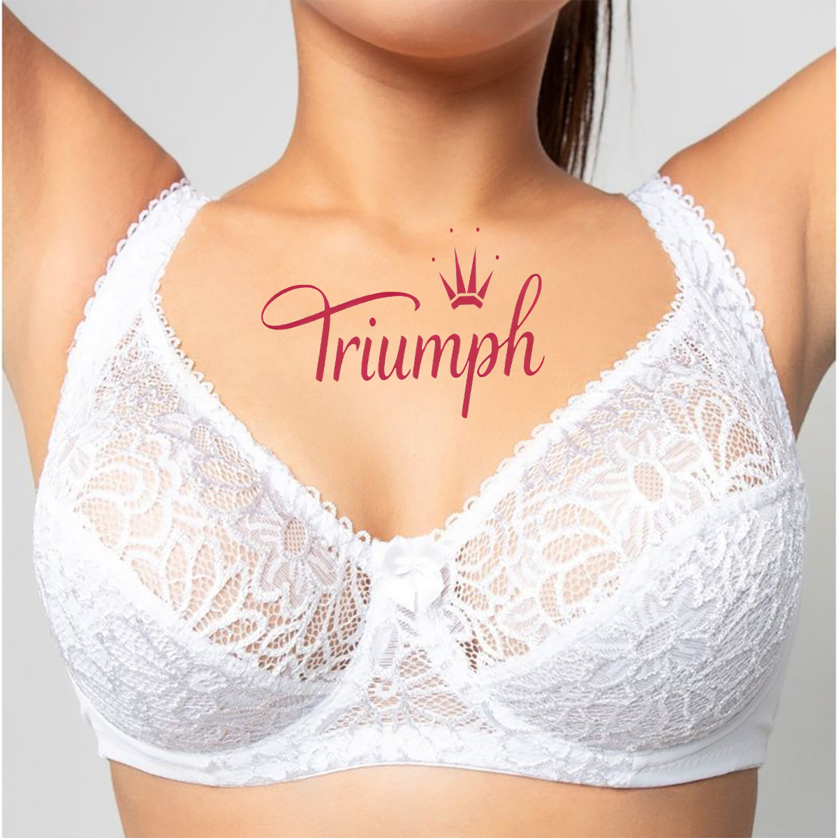 Triumph - 3 kusy. 💥Ultra tenká podprsenka s dutou krajkou