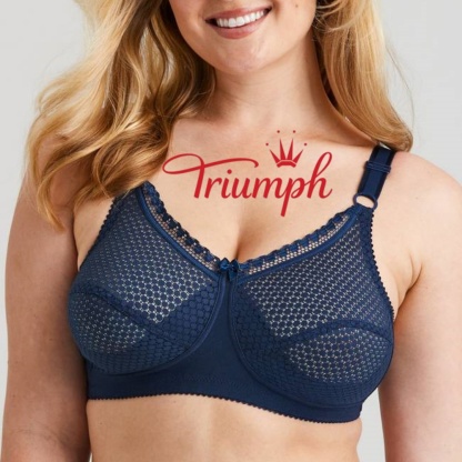 Triumph -💥【Kupte 1 a získáte 2 zdarma】Velká bavlněná puntíková podprsenka