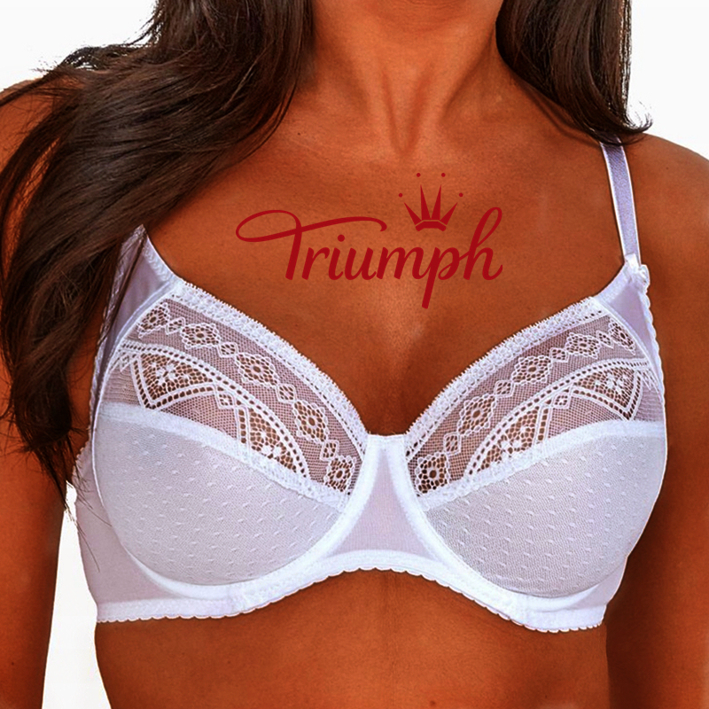Triumph® – 3 kusy💖50% sleva✨Nejnovější dámská měkká prodyšná velká podprsenka z roku 2024