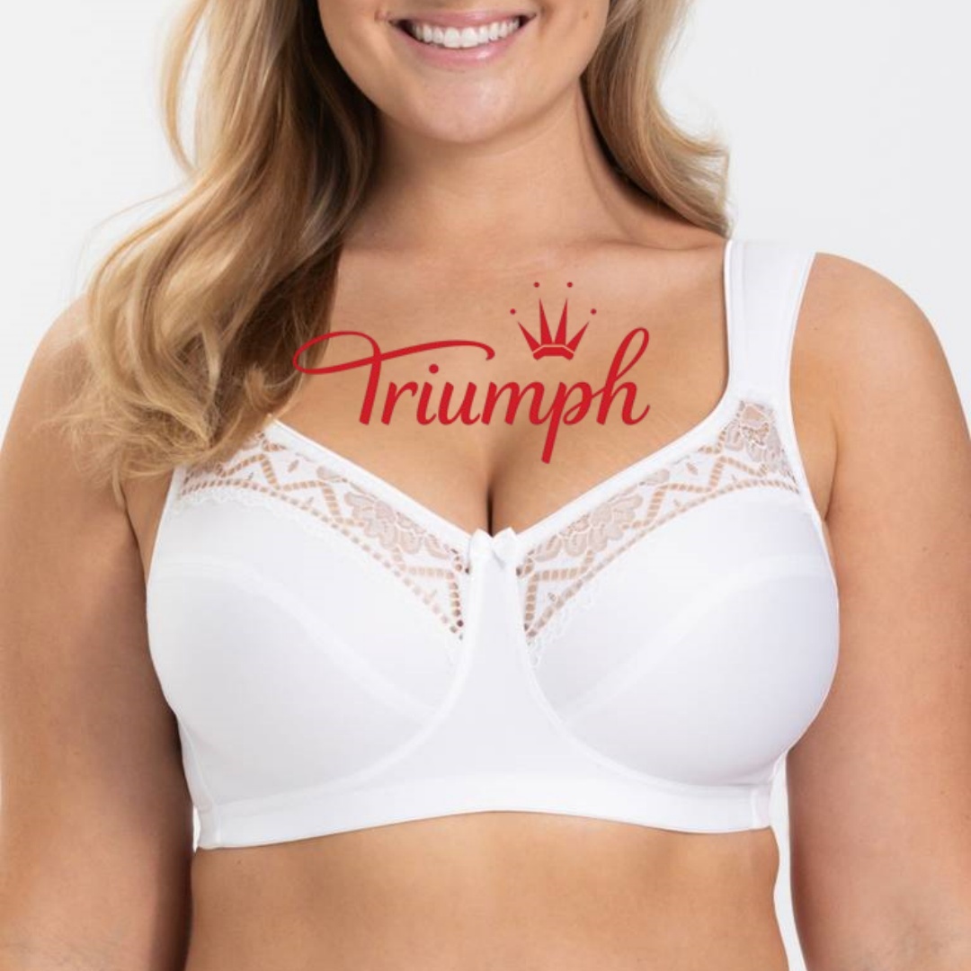 Triumph – [Kupte 1 a získáte 2 zdarma] Velká pohodlná bavlněná prodyšná podprsenka