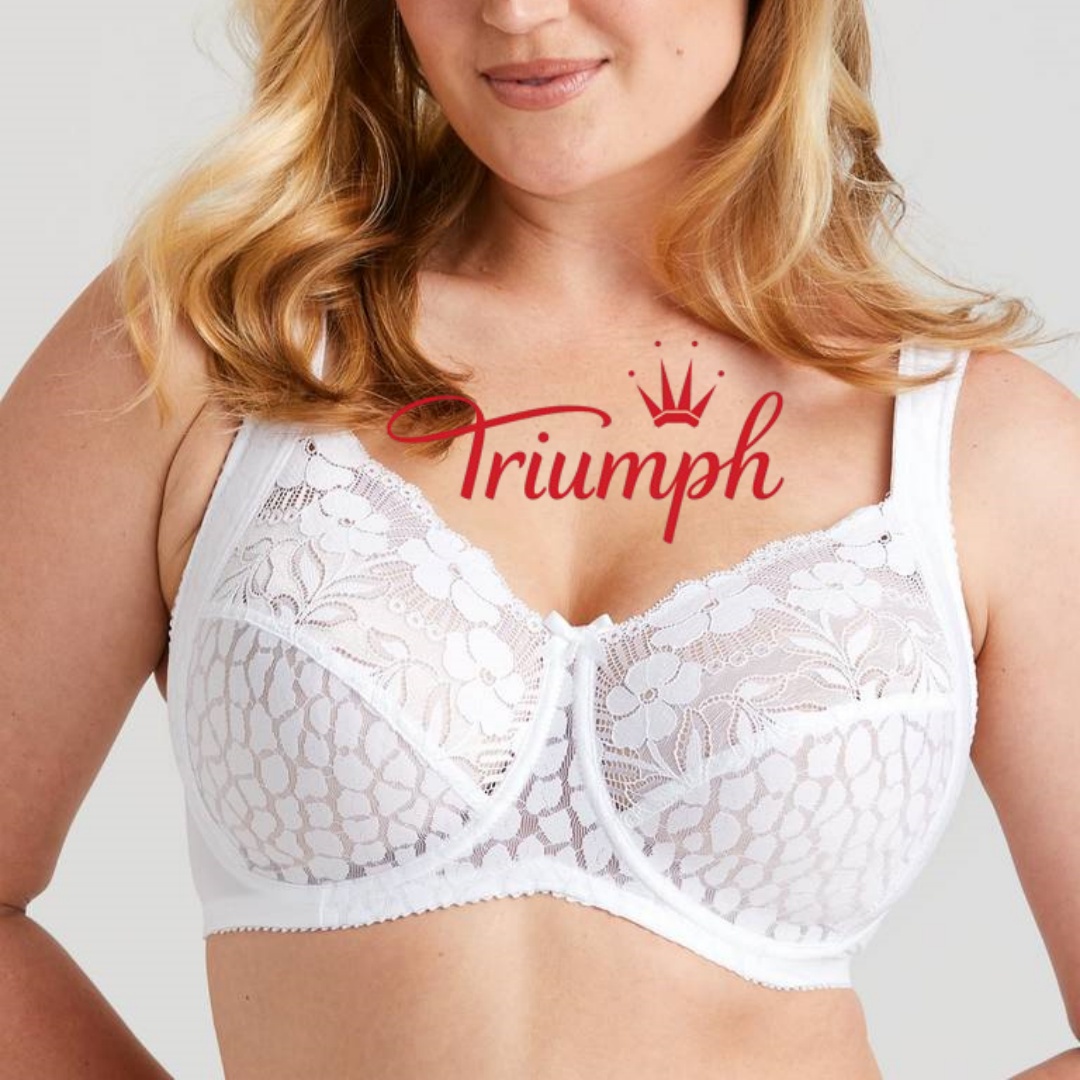 Triumph – [Koupit 1 a získat 2 zdarma] Velká módní elegantní krajková podprsenka