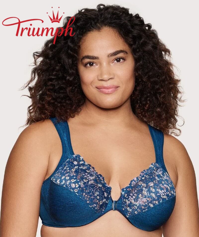 50% SLEVA Triumph - 3ks💗Květinová podprsenka pohodlného střihu