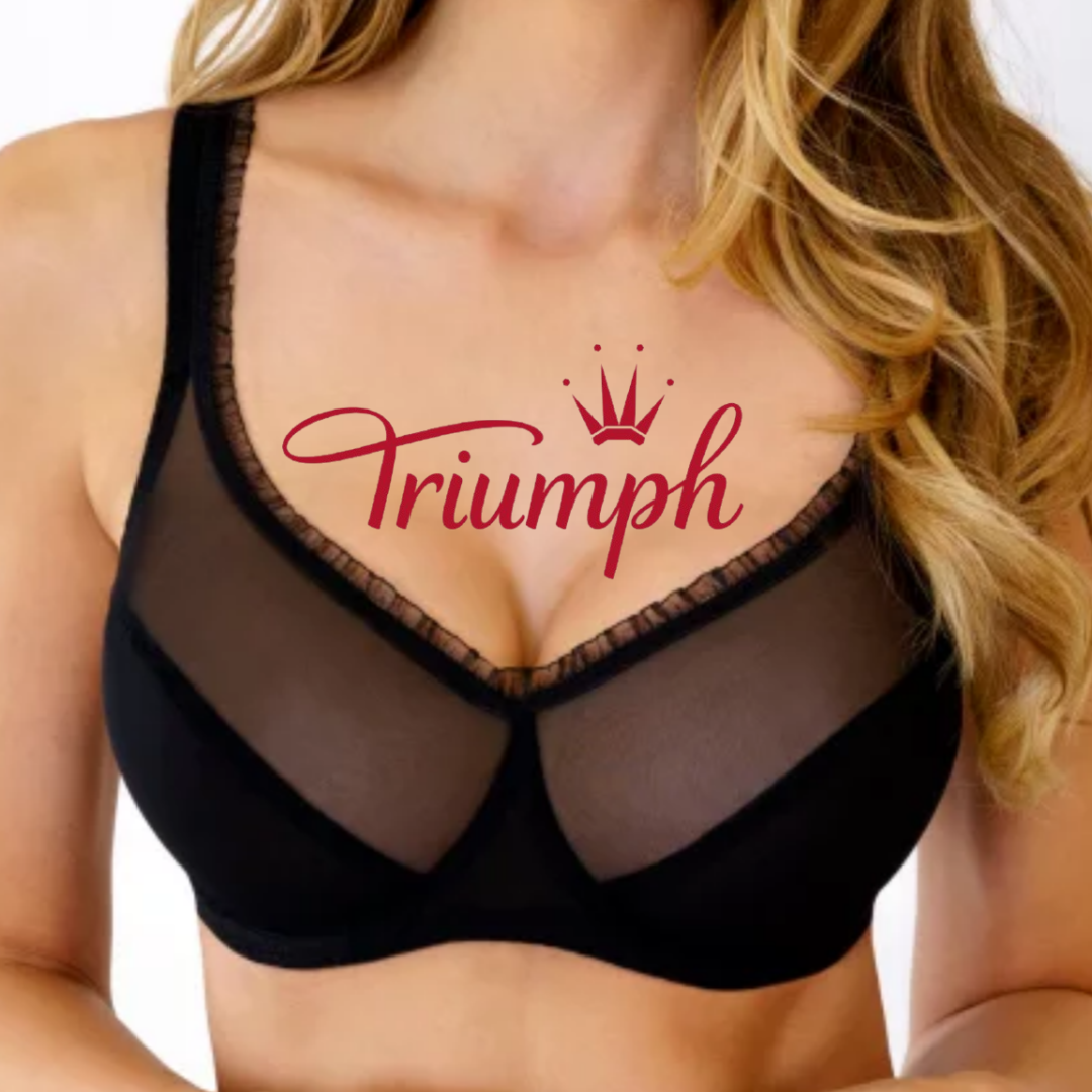 50%OFF Triumph (balení 3 ks)🌈Nová sexy síťovaná podprsenka