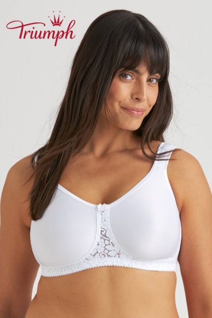 Triumph® 3 kusy 💖 sleva 50 % ✨ Novinka 2026 Polotuhá krajková vyšívaná podprsenka pro větší velikosti [65A-120H]