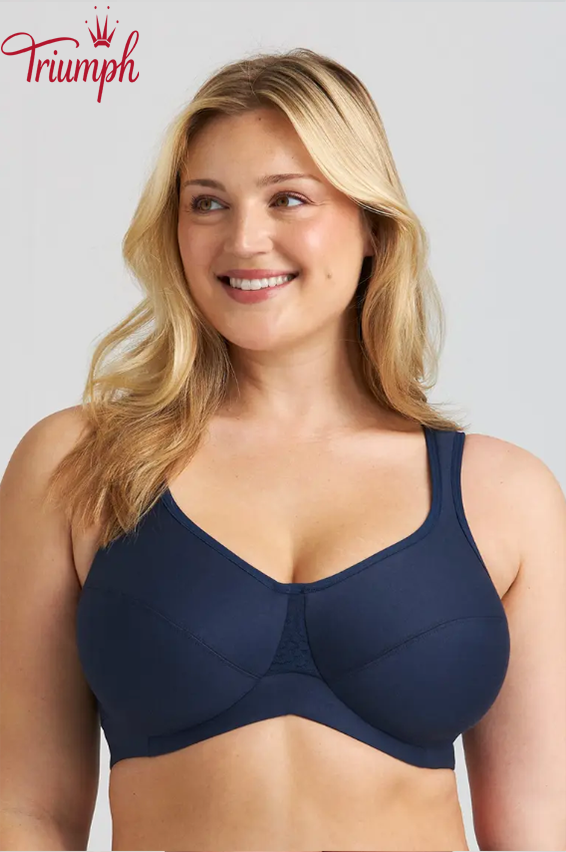Triumph - (balení 3 ks)✅ Pohodlná bavlněná podprsenka