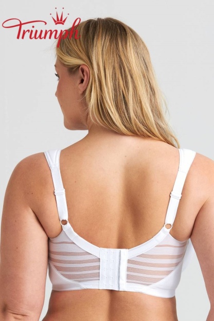 Triumph - 💘(balení 4 kusů) Pohodlné bavlněné podprsenky, vhodné pro ženy s větším poprsím.
