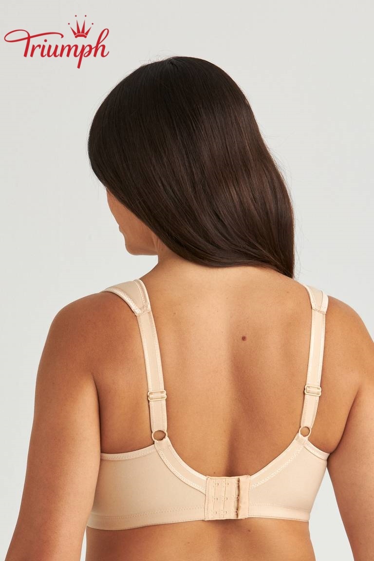 Triumph - Balení 3 kusů 🌼 Podprsenky z čisté bavlny pro velká poprsí