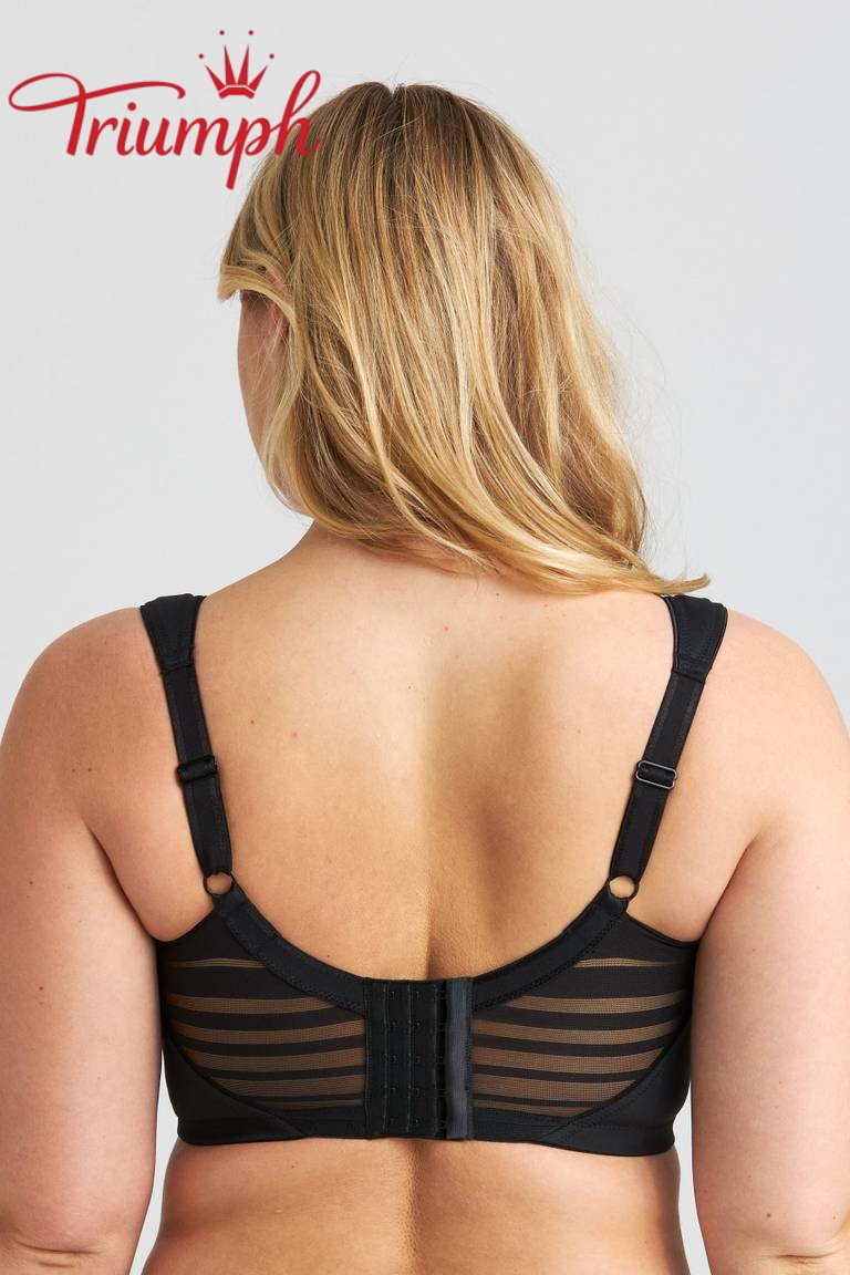 Triumph - 💘(balení 4 kusů) Pohodlné bavlněné podprsenky, vhodné pro ženy s větším poprsím.