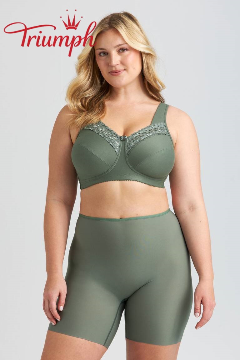 [Copy]Triumph® 4dílná sada 🥰 Pohodlná podprsenka z čisté bavlny, vhodná pro ženy s větším poprsím.