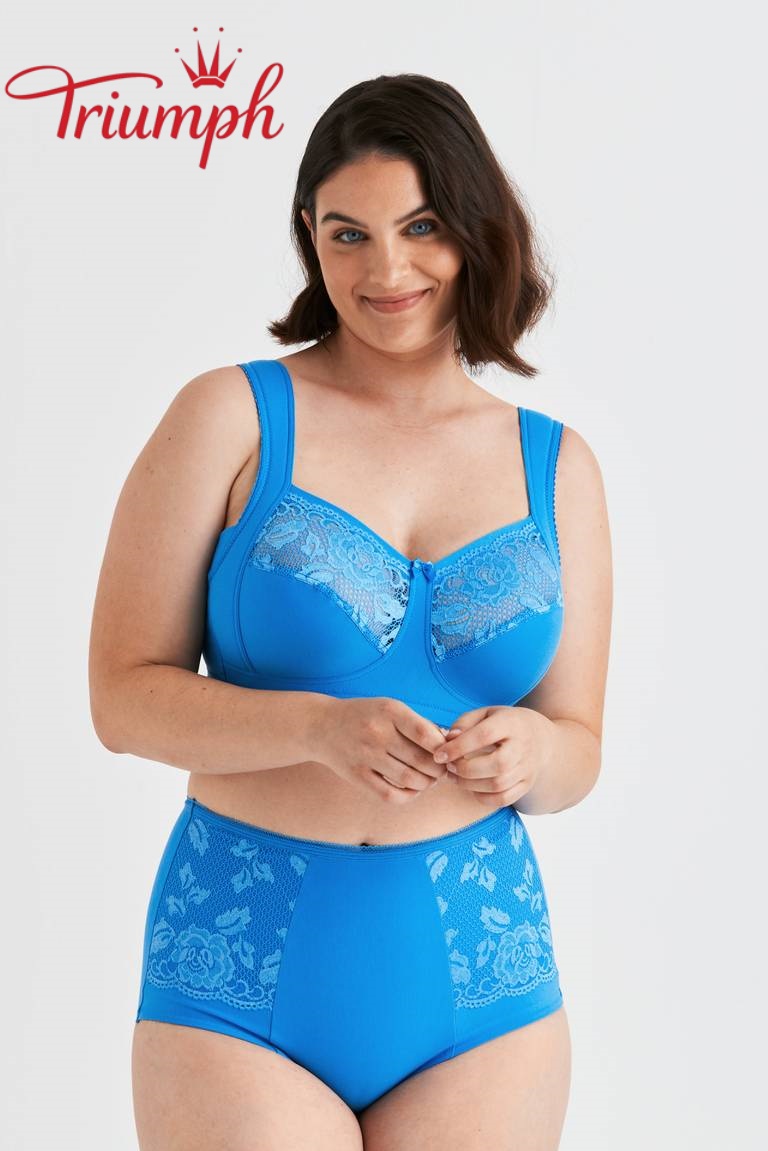 Triumph® 😊 4dílná klasická krajková podprsenka – navržena speciálně pro plnější postavy.