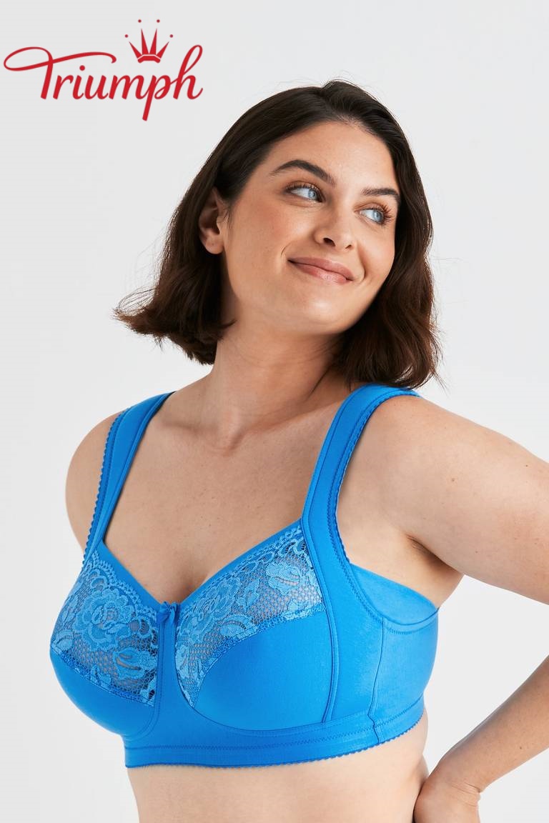 Triumph® 😊 4dílná klasická krajková podprsenka – navržena speciálně pro plnější postavy.