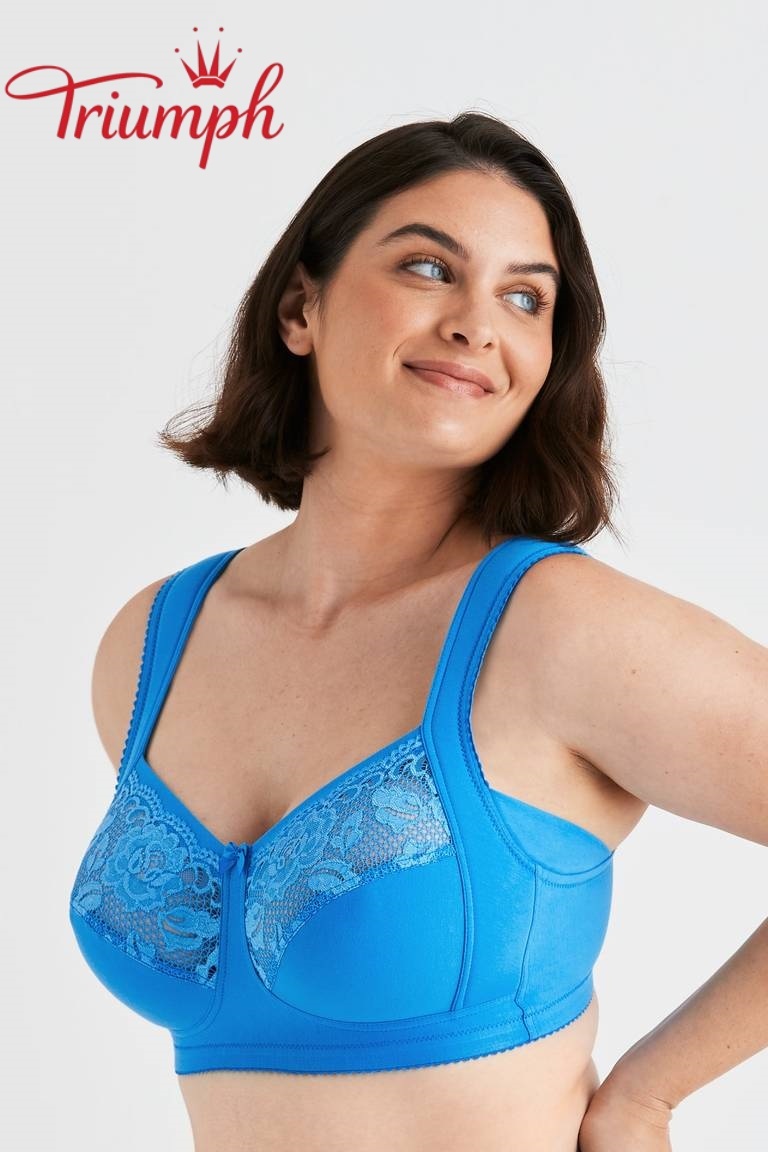 Triumph® 😊 4dílná klasická krajková podprsenka – navržena speciálně pro plnější postavy.