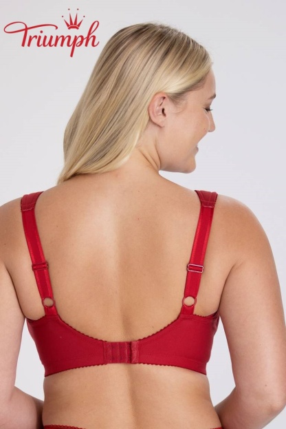 Triumph® 😊 4dílná sada: Sexy a pohodlná klasická krajková podprsenka, vhodná pro ženy s větším poprsím.