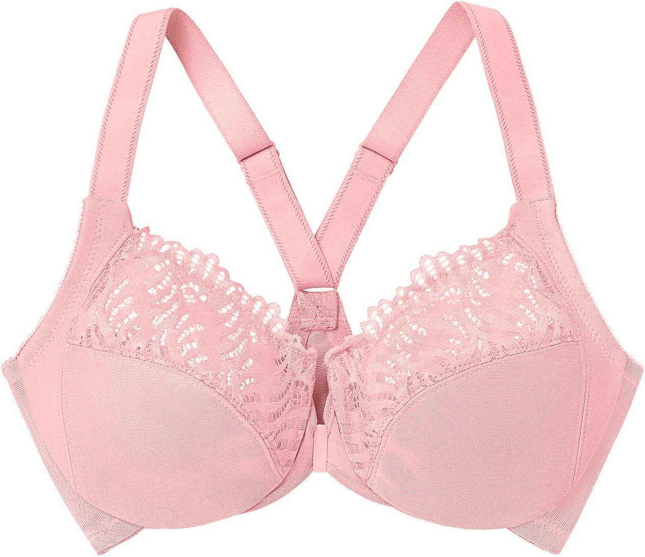 Triumph💥Women's Plus Size Front-close T-back Wonderwire Underwire-Kupte 1 a získáte 2 zdarma
