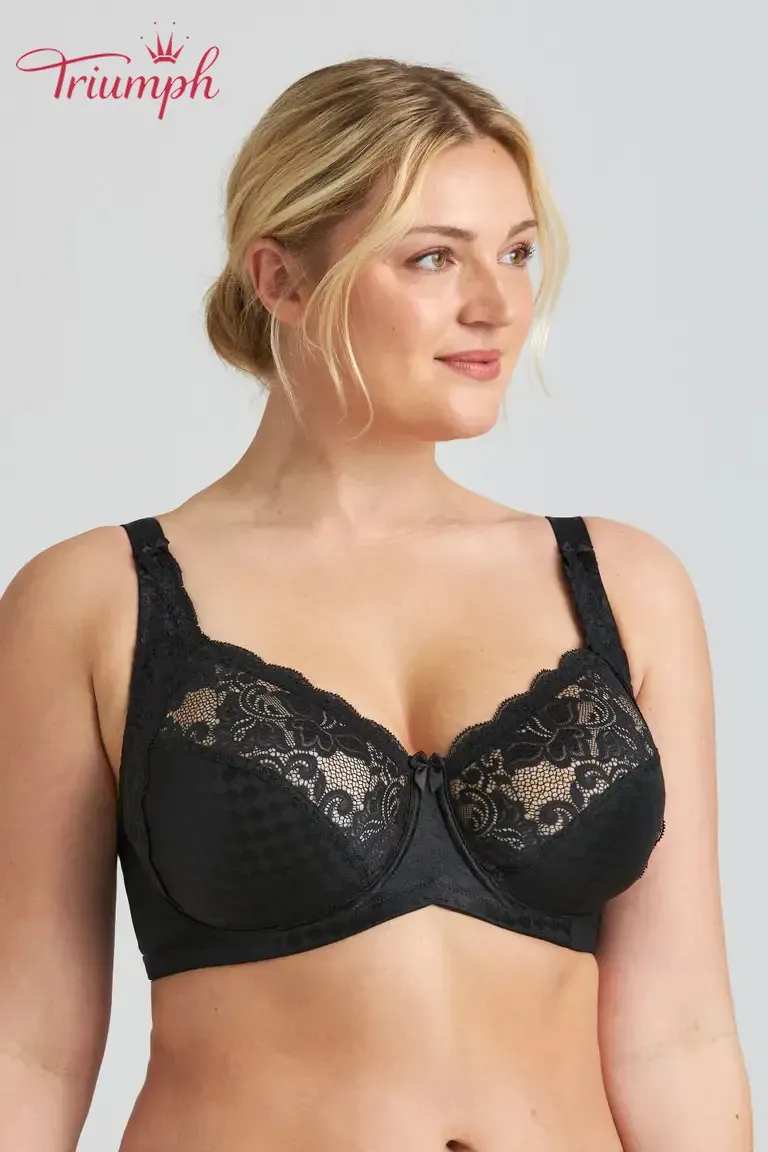 Triumph - Sada 3 kusů😍2026 Nová, nejprodávanější bavlněná podprsenka