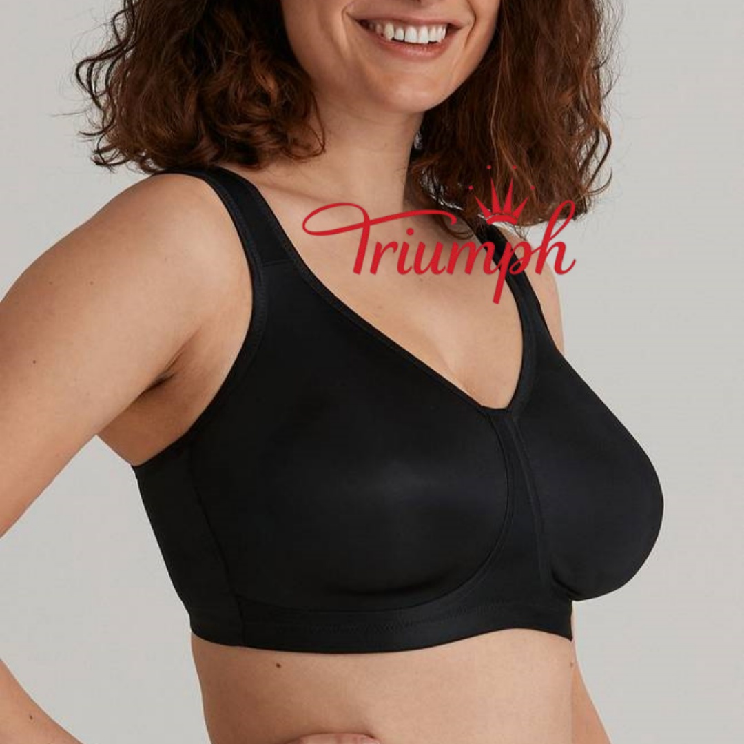 Triumph – [Kupte 1 a získáte 2 zdarma] Velká pohodlná bavlněná prodyšná podprsenka