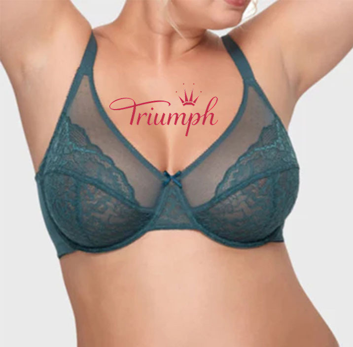Triumph - 3 kusy.🎀2024 Romantická ultratenká podprsenka