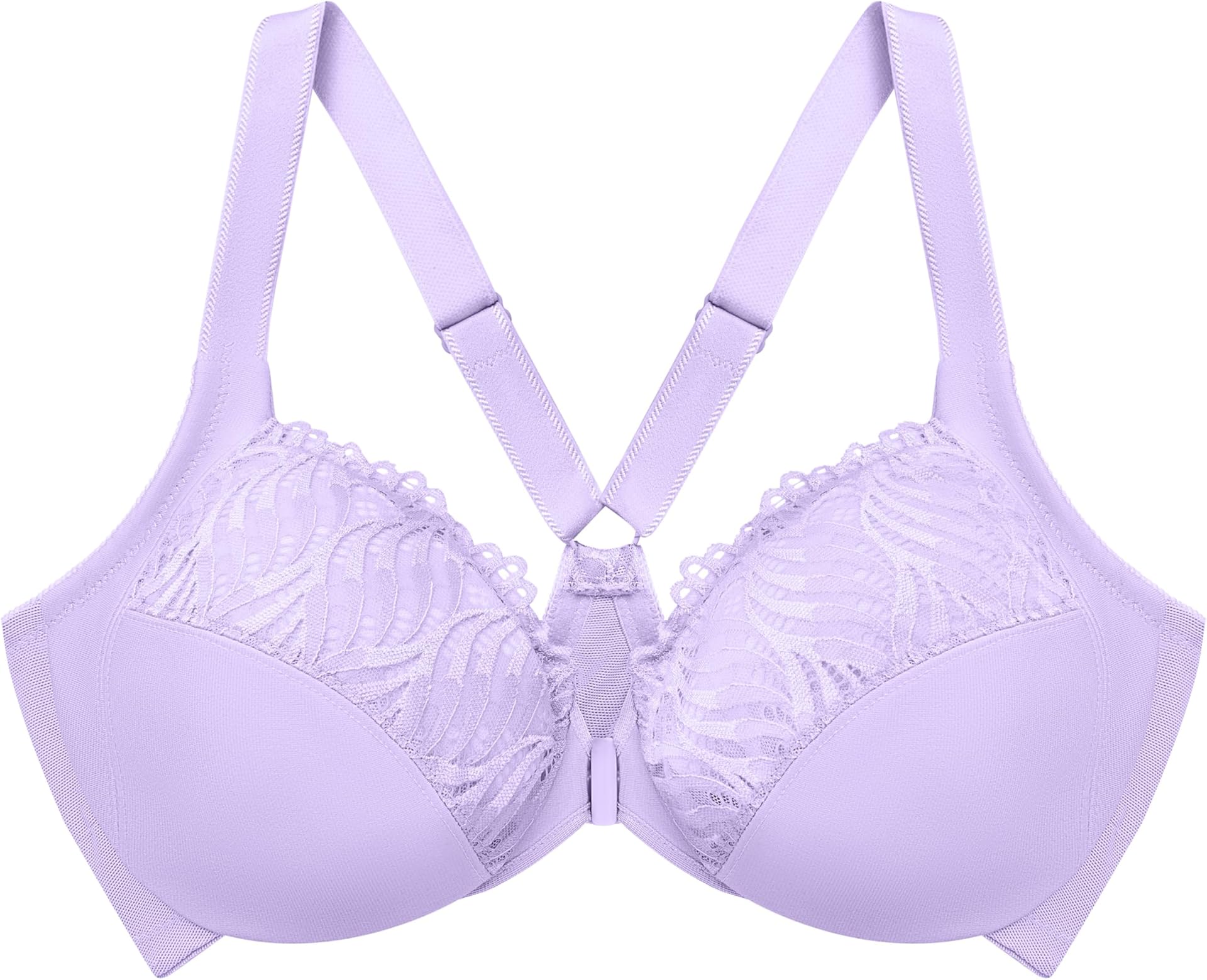 Triumph💥Women's Plus Size Front-close T-back Wonderwire Underwire-Kup