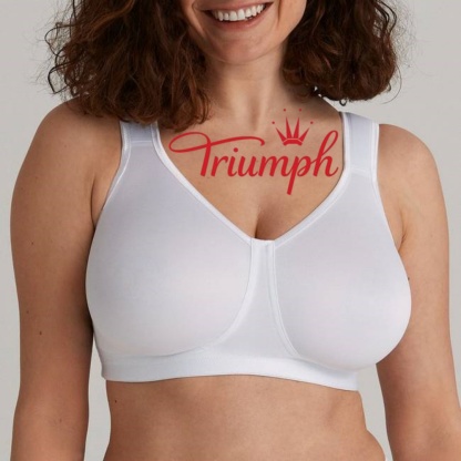 Triumph – [Kupte 1 a získáte 2 zdarma] Velká pohodlná bavlněná prodyšná podprsenka
