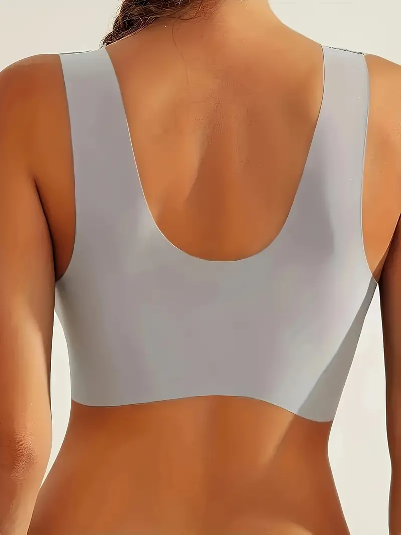 Triumph - (3 piese) 💥Sutien wireless din dantelă cu flori închise