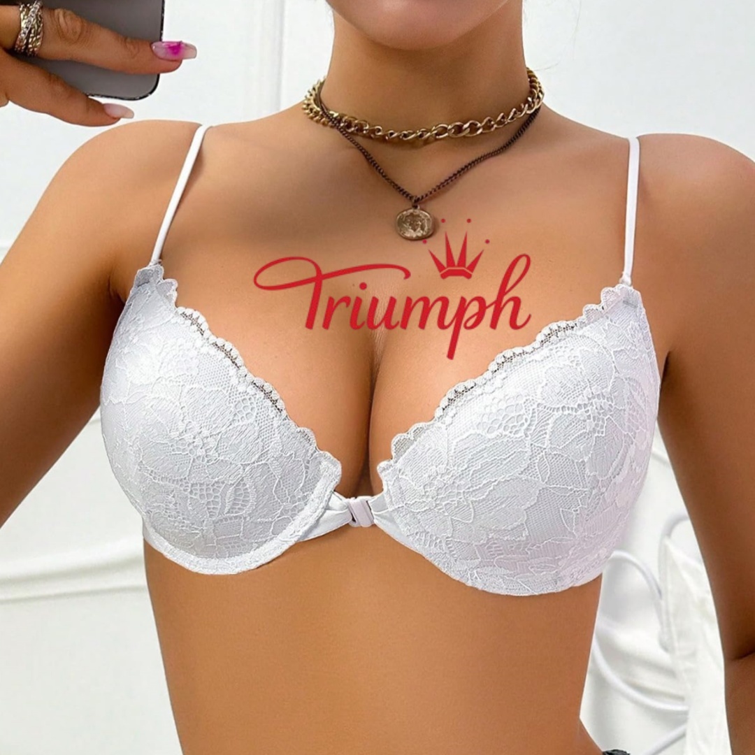 Triumph - 3 Pack 💥2025 Módní podprsenka s kosticí na přední sponě