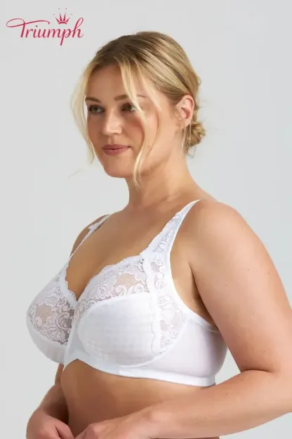 Triumph - Sada 3 kusů😍2026 Nová, nejprodávanější bavlněná podprsenka